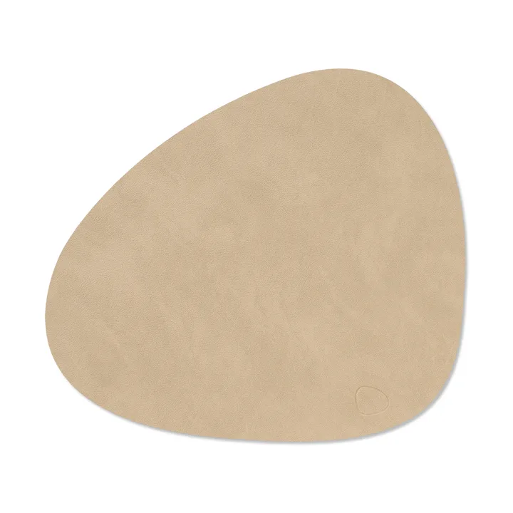 Nupo place mat curve M - Sand, 35x31 cm - LIND DNA