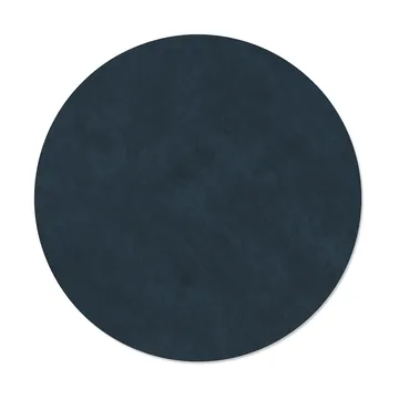 Nupo placemat - Midnight blue, circle, L - LIND DNA