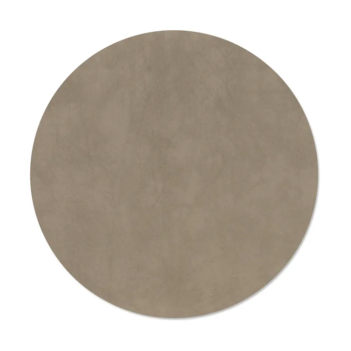 Nupo placemat - Nomad grey, circle, L - LIND DNA