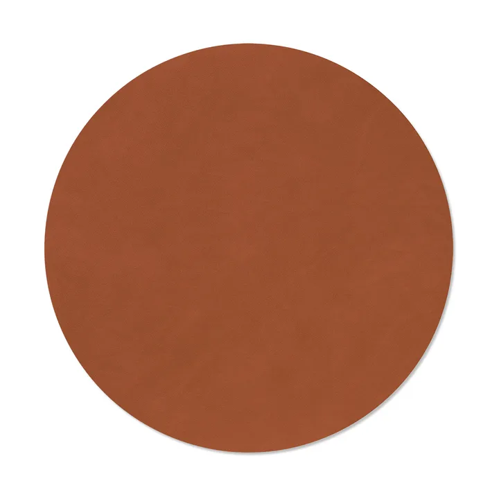 Nupo placemat - Rust, circle, L, Ø38 cm - LIND DNA