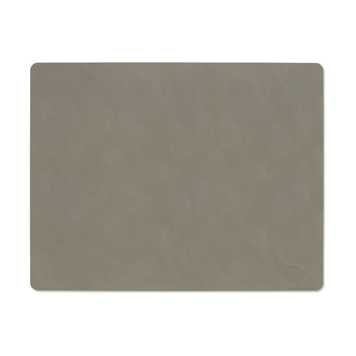 Nupo placemat square L - Flint grey, 45x35 cm - LIND DNA