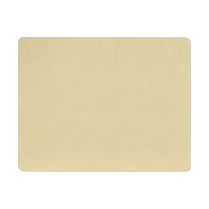 Nupo placemat square L - Lemon sorbet, 45x35 cm - LIND DNA