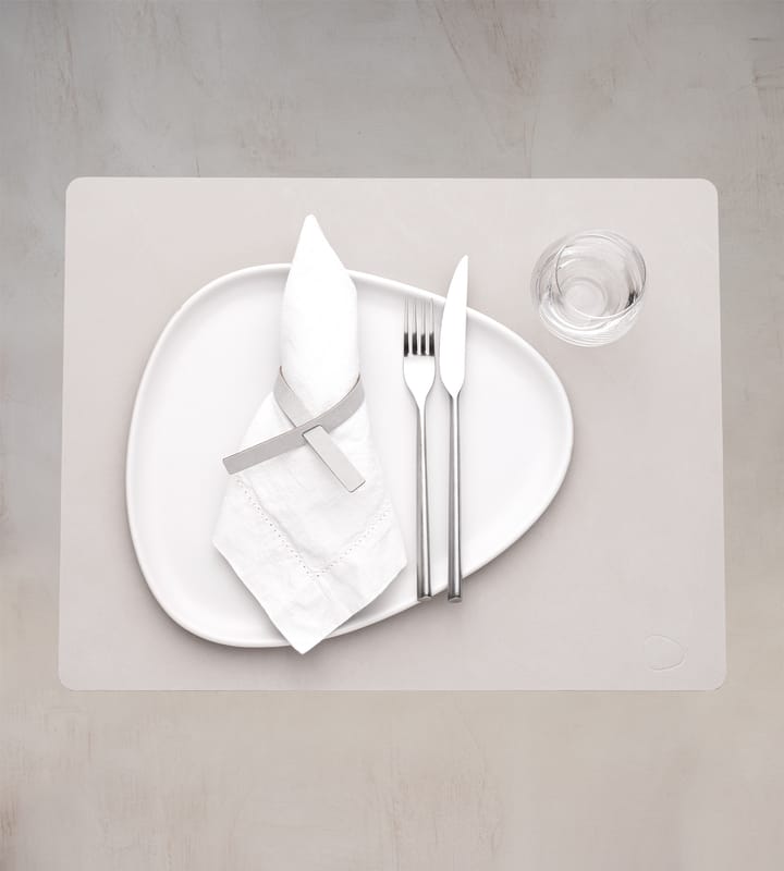 Nupo placemat square L, Oyster white LIND DNA