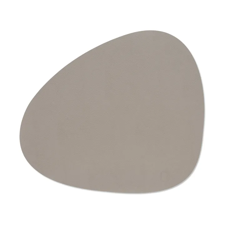 Serene placemat curve L 37x44 cm - Ash, 37x44 cm - LIND DNA