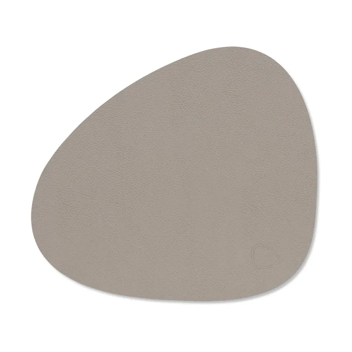 Serene placemat curve S 24x28 cm - Ash, 24x28 cm - LIND DNA