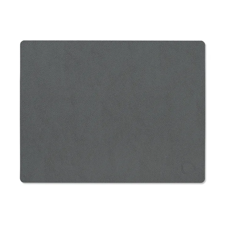 Serene placemat square M 26.5x34.5 cm - Anthracite, 26.5x34.5 cm - LIND DNA