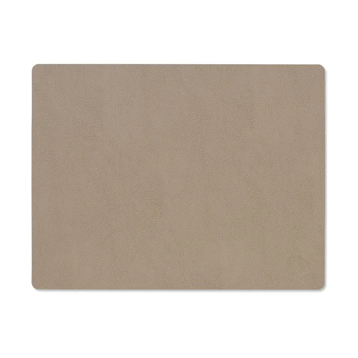Serene placemat square M 26.5x34.5 cm - Mole Grey, 26.5x34.5 cm - LIND DNA