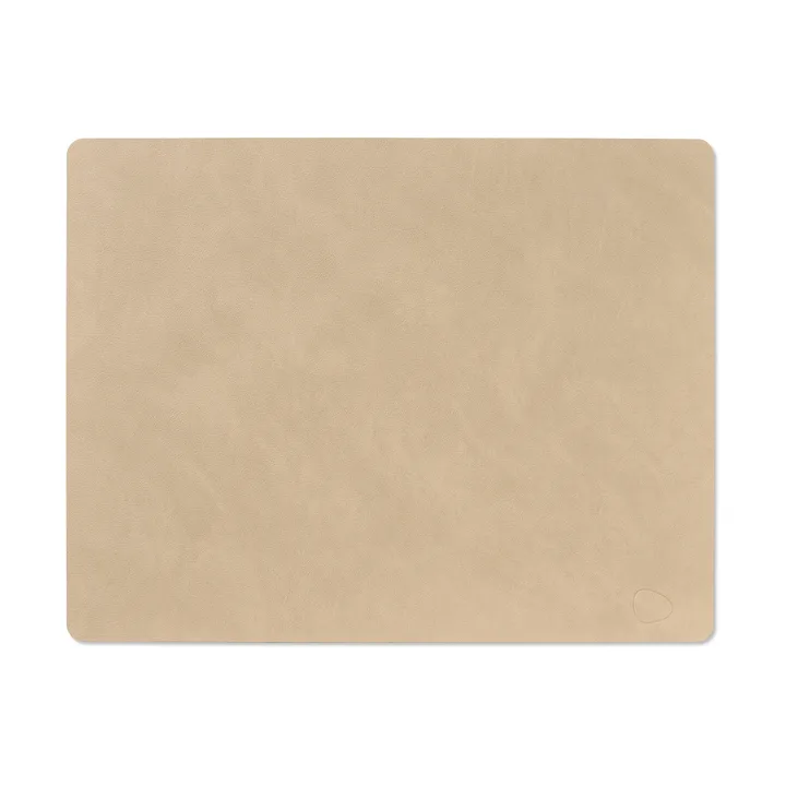 Square Nupo placemat 35x45 cm - Sand, 45x35 cm - LIND DNA