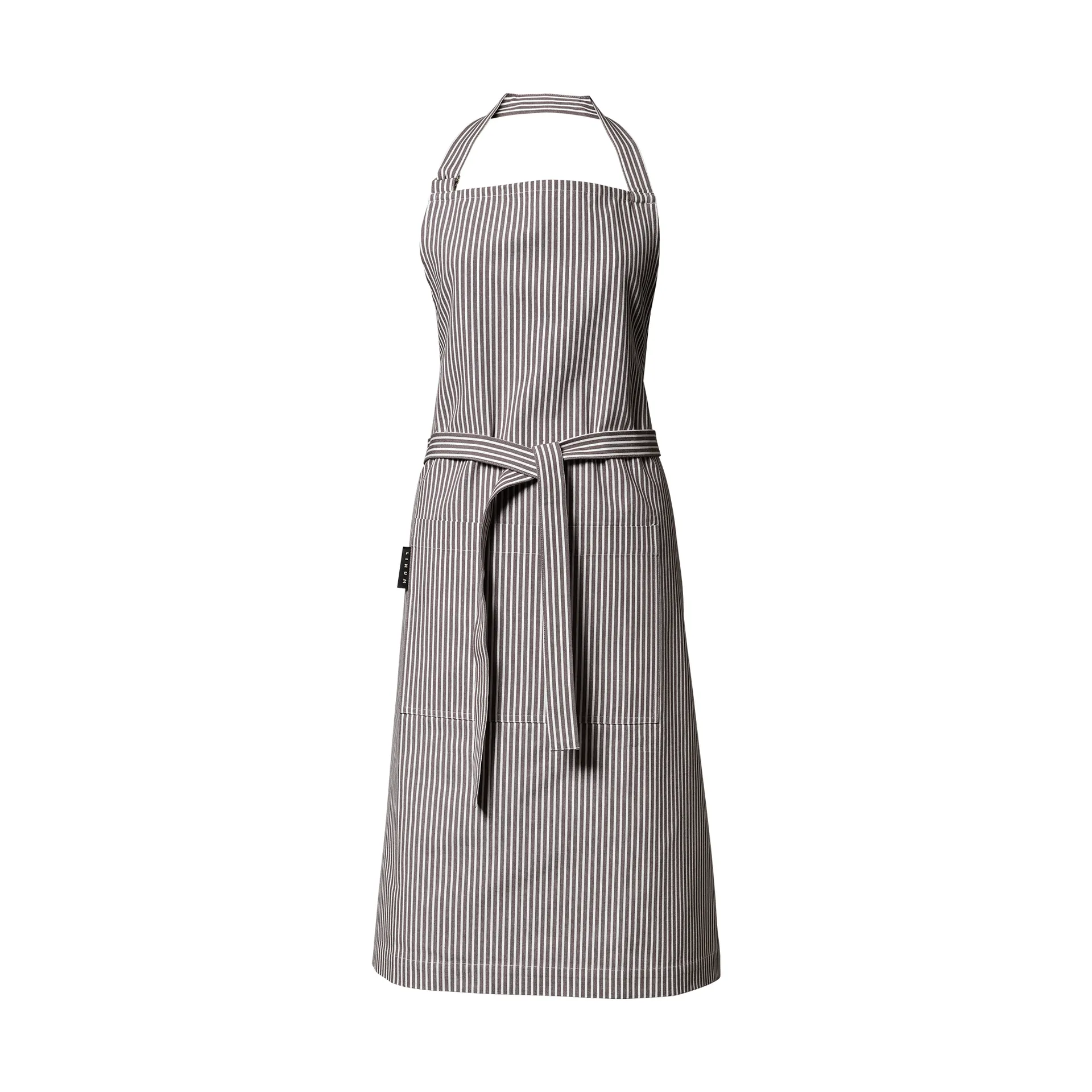 Emma apron, Granite gray Linum