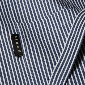 Emma apron - Indigo blue - Linum