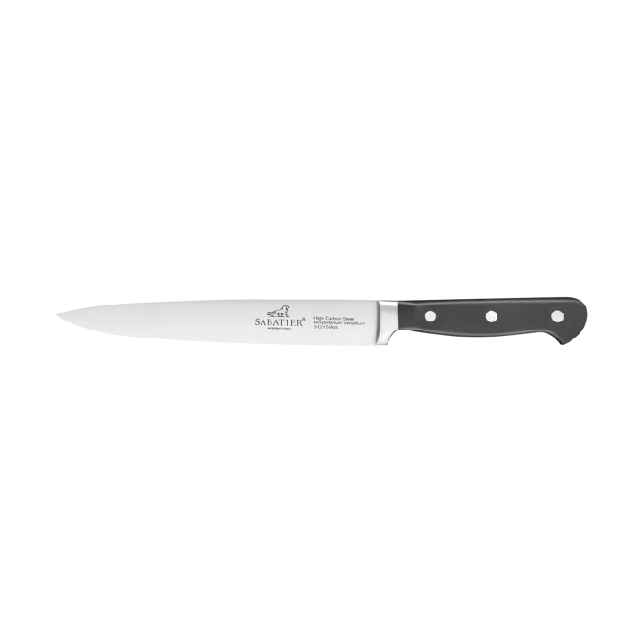 Pluto carving knife 20 cm, Steel-black Lion Sabatier