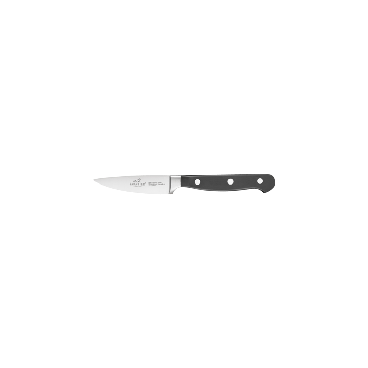 Pluto herb knife 10 cm - Steel-black - Lion Sabatier