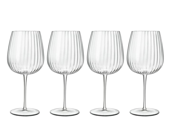 Gin & tonic glasses burgundy optica 4-pack, 75 cl Luigi Bormioli