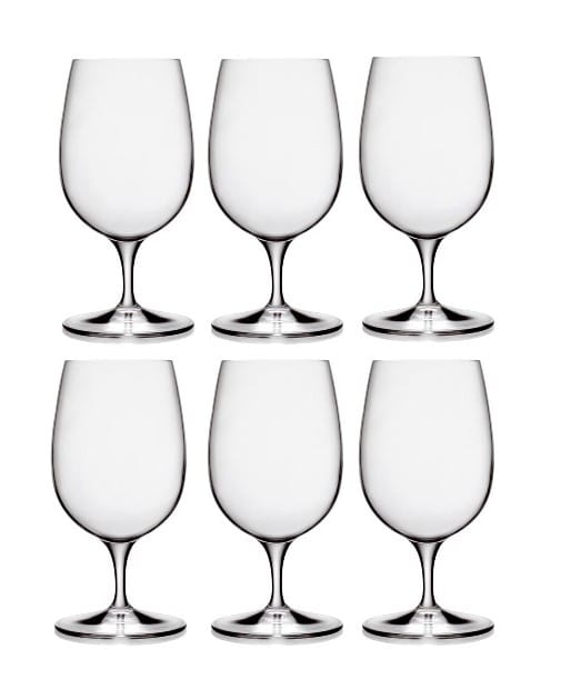Palace water glass with foot 6-pack - 32 cl - Luigi Bormioli