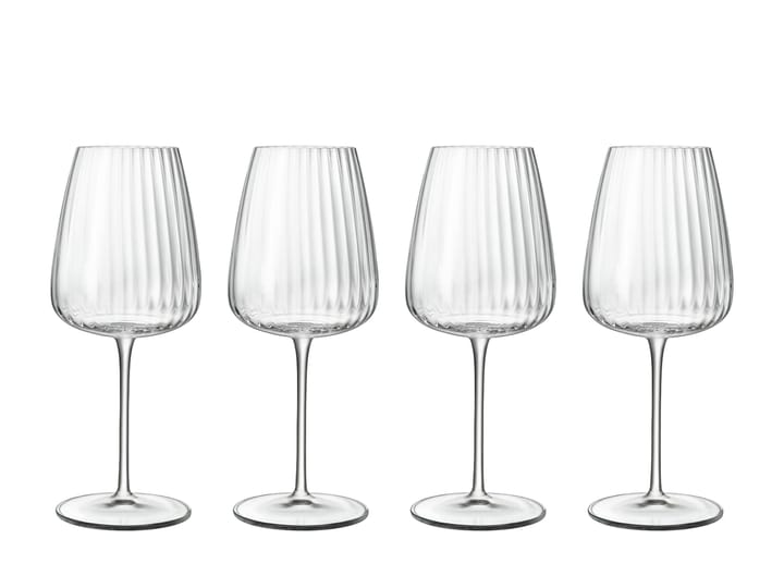 White Wine glasses Chardonnay optica 4-pack - 55 cl - Luigi Bormioli