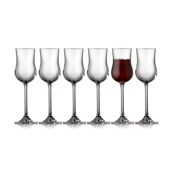 Juvel port wine glass 9 cl 6-pack, Crystal Lyngby Glas