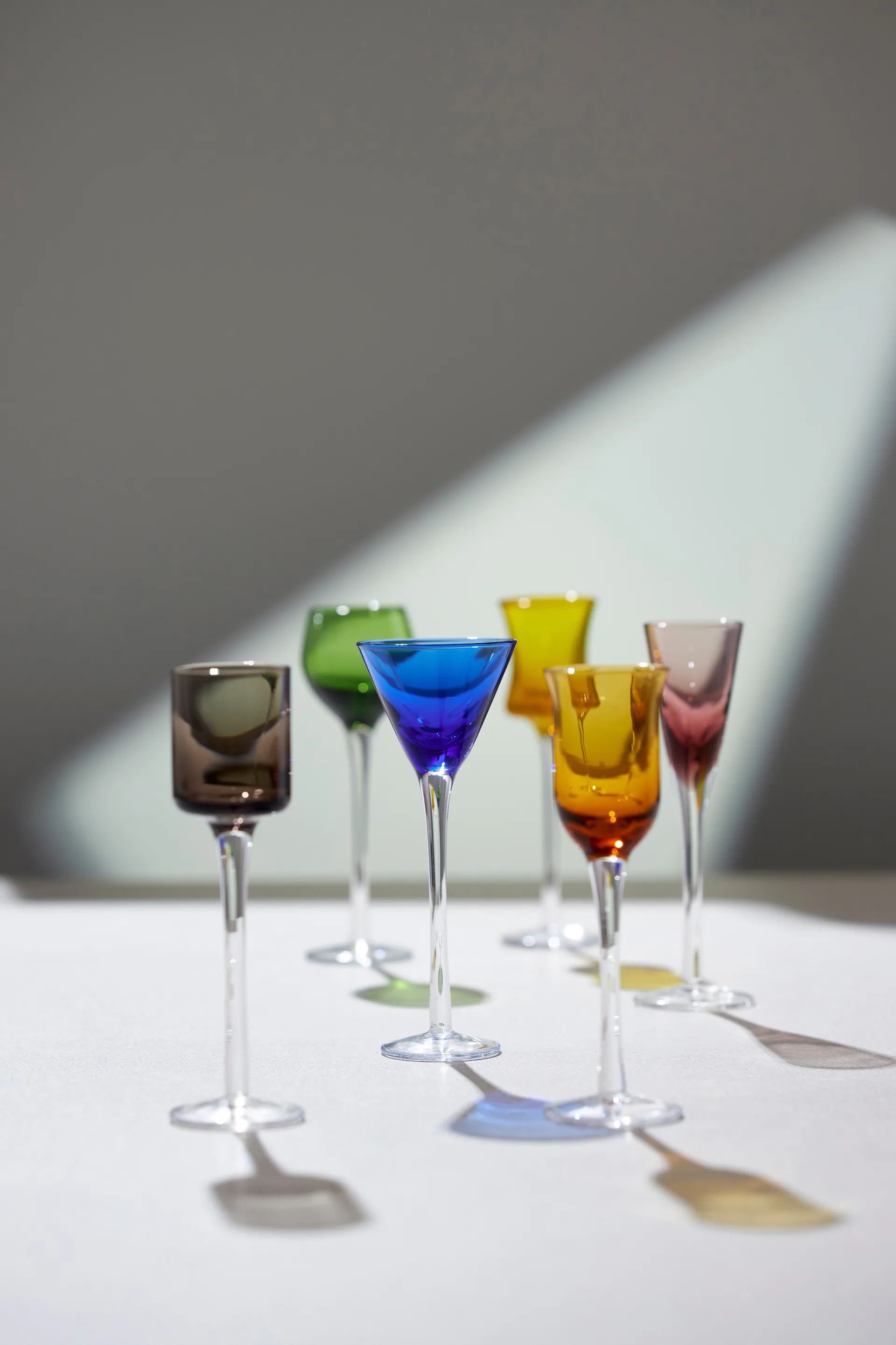 Lyngby Glas snaps glass 2.5-5 cl 6 pieces, Mix Lyngby Glas