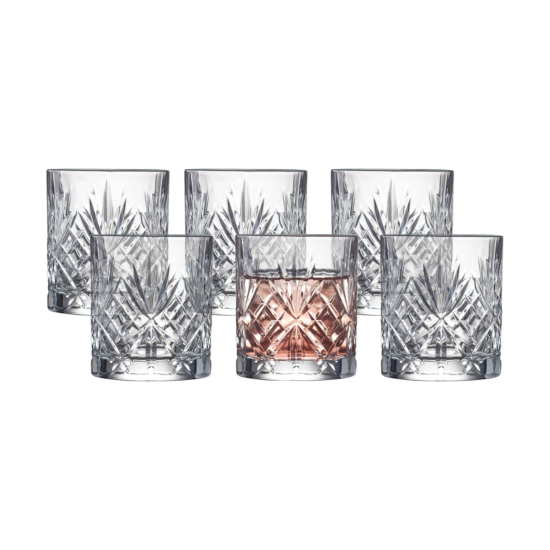Melodia water glass 23 cl 6-pack, Crystal Lyngby Glas