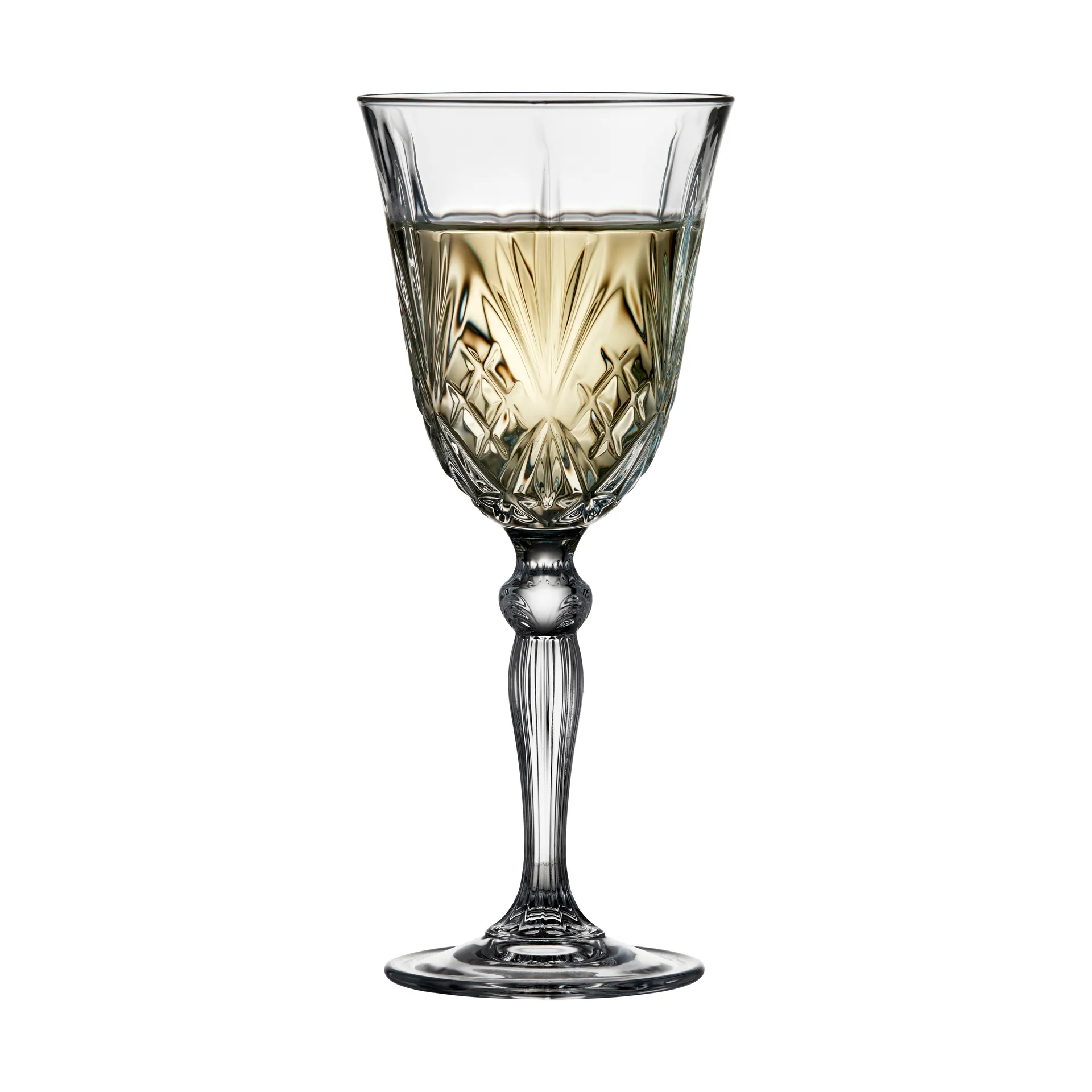 Melodia white wine glass 21 cl 4-pack, Crystal Lyngby Glas