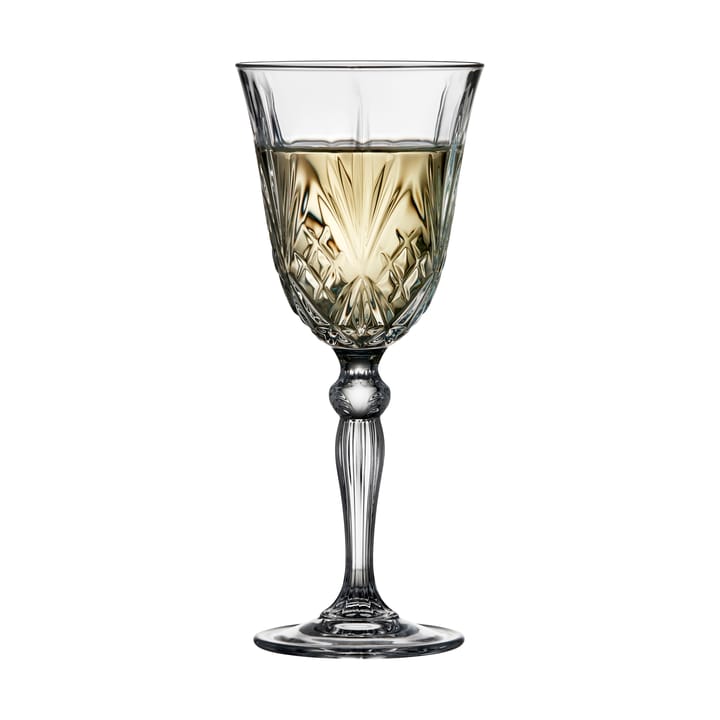 Melodia white wine glass 21 cl 4-pack, Crystal Lyngby Glas