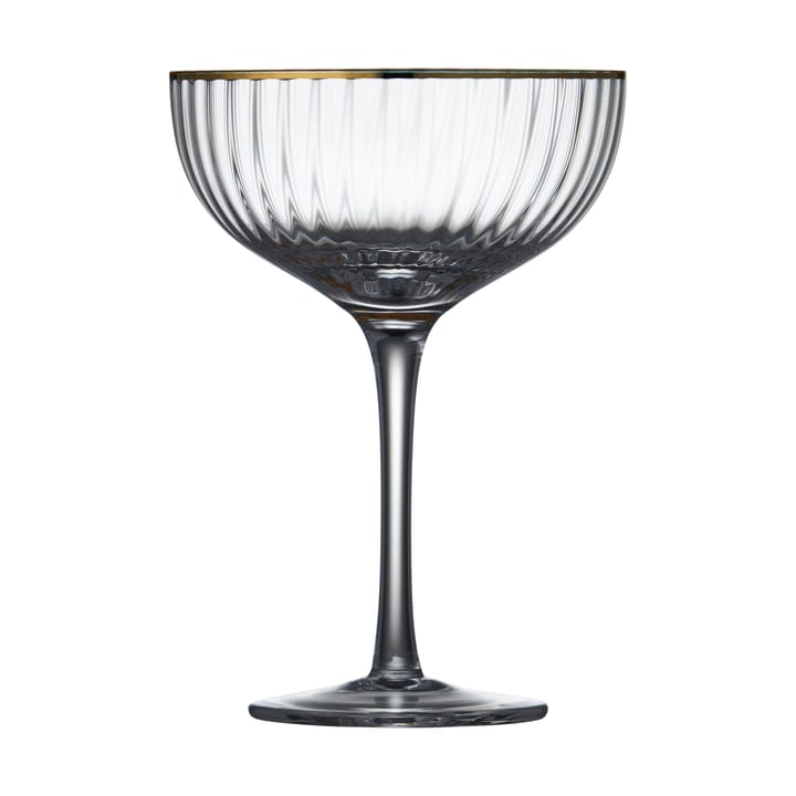 Palermo Gold cocktail glass 31.5 cl 4-pack, Clear-gold Lyngby Glas