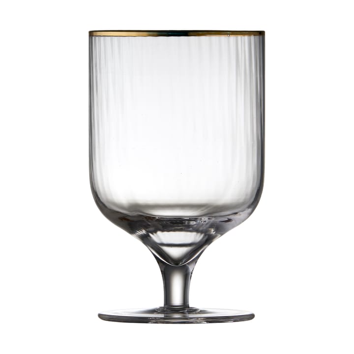 Palermo Gold wine glass 30 cl 4-pack, Clear-gold Lyngby Glas