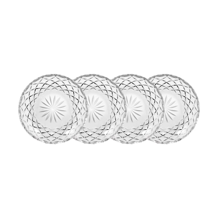 Sorrento small plate Ø16 cm 6-pack, Clear Lyngby Glas