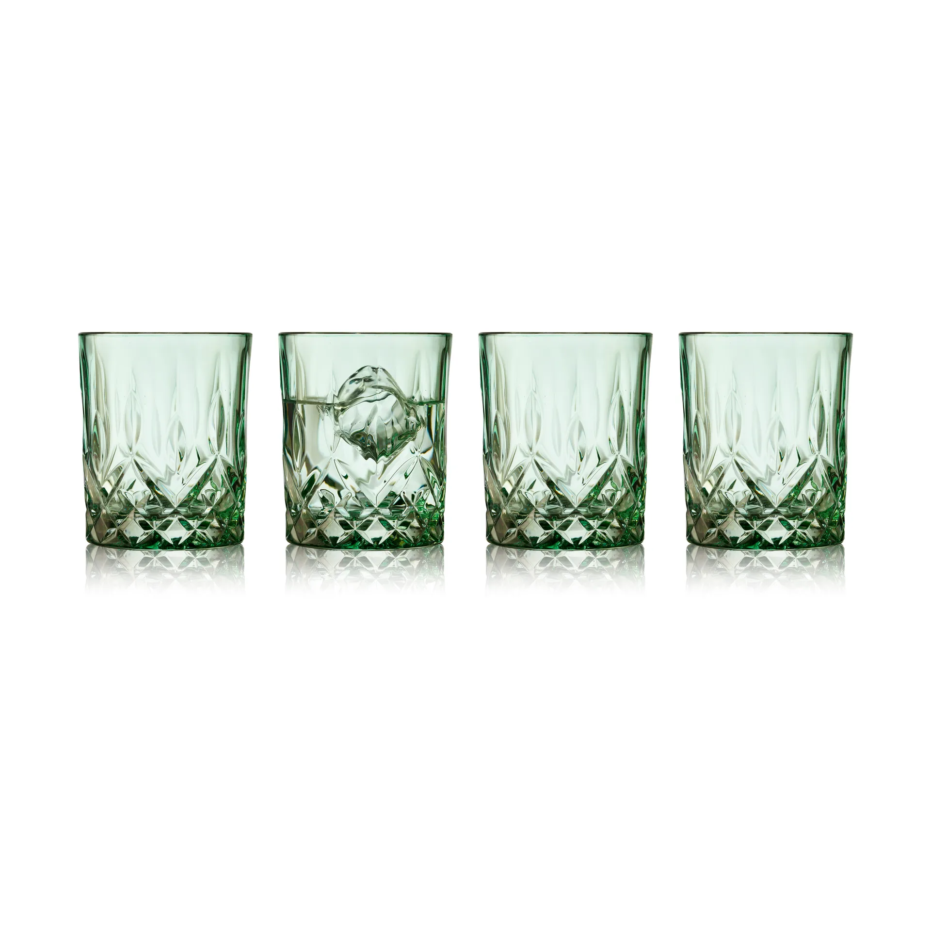 Sorrento whiskey glass 32 cl 4-pack, Green Lyngby Glas