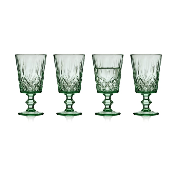 Sorrento wine glass 29 cl 4-pack - Green - Lyngby Glas
