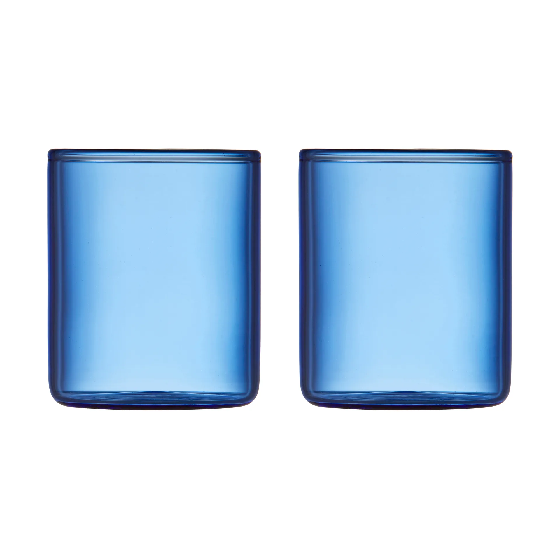 Torino shotglass 6 cl 2-pack, Blue Lyngby Glas