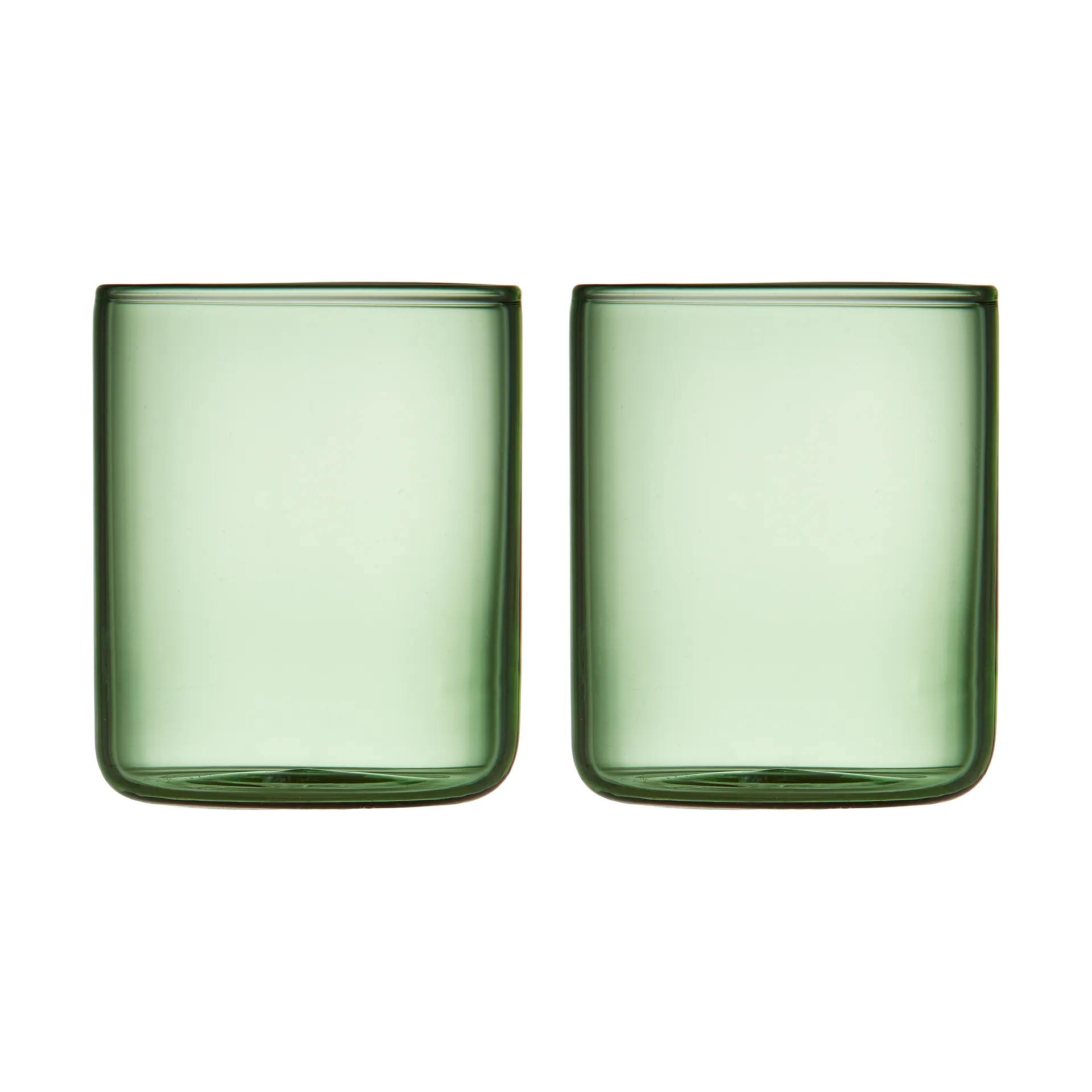 Torino shotglass 6 cl 2-pack, Green Lyngby Glas