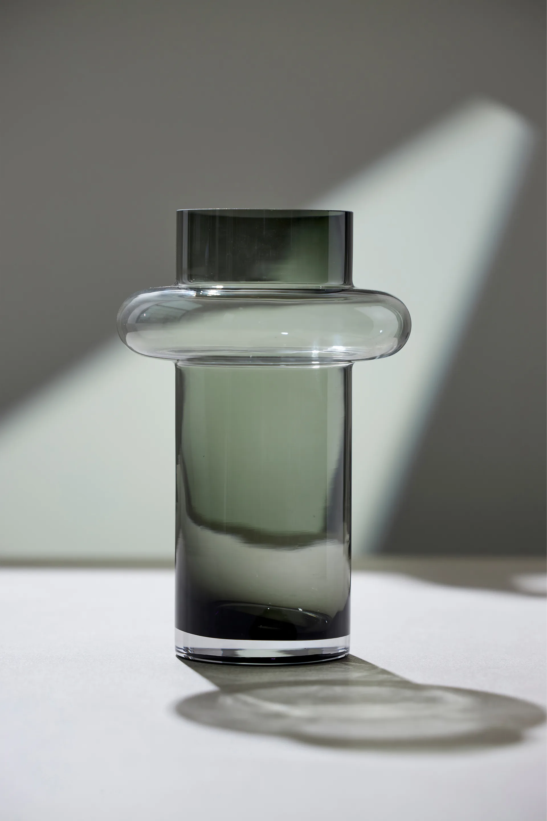 Tube vase glass 25 cm, Smoke Lyngby Glas