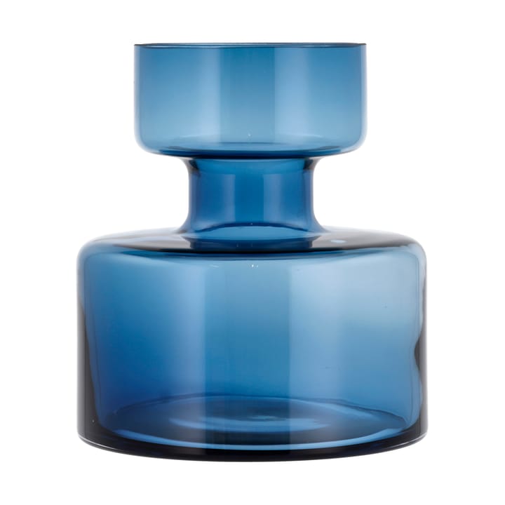 Tubular vase glass 20 cm, Blue Lyngby Glas