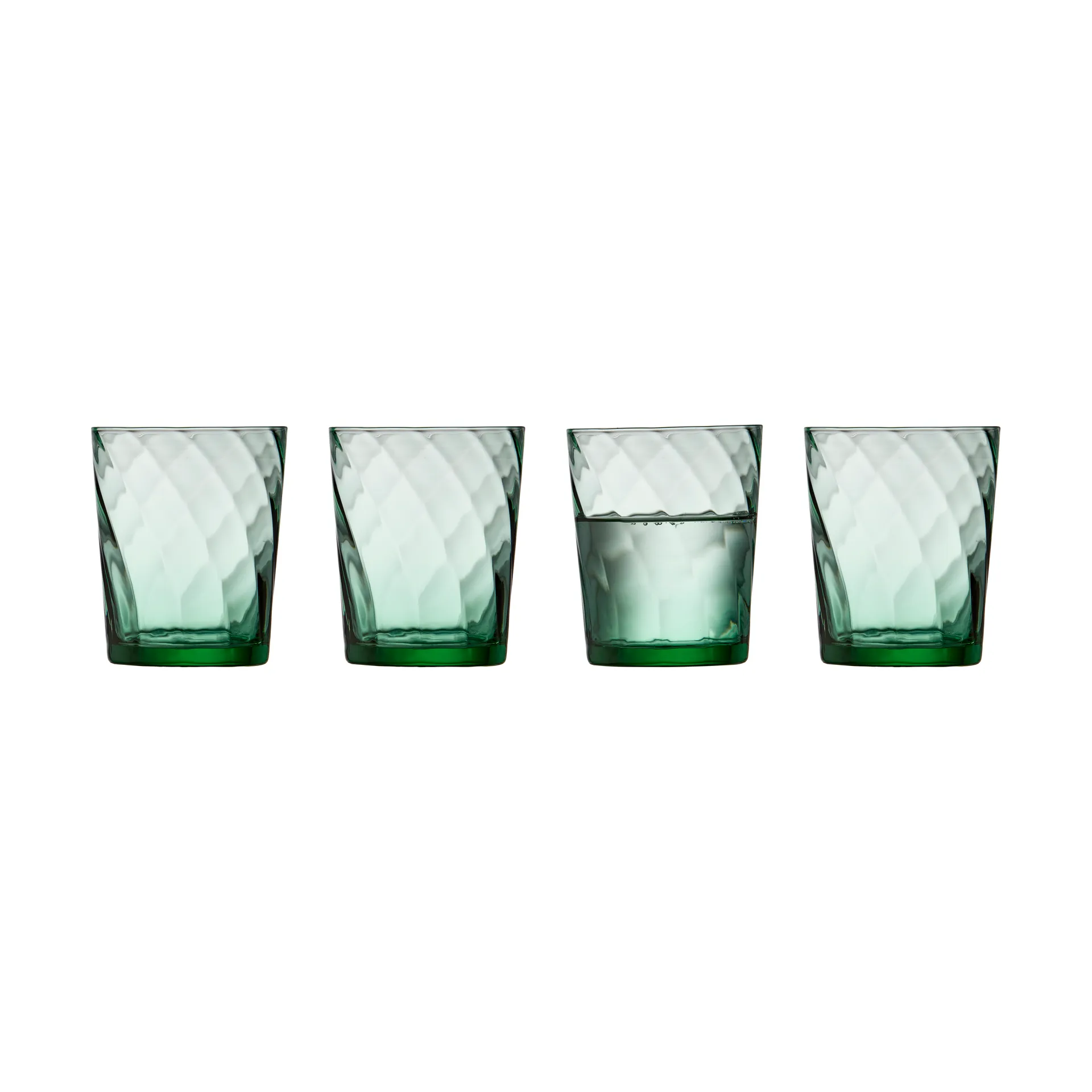 Vienna water glass 30 cl 4-pack, Green Lyngby Glas