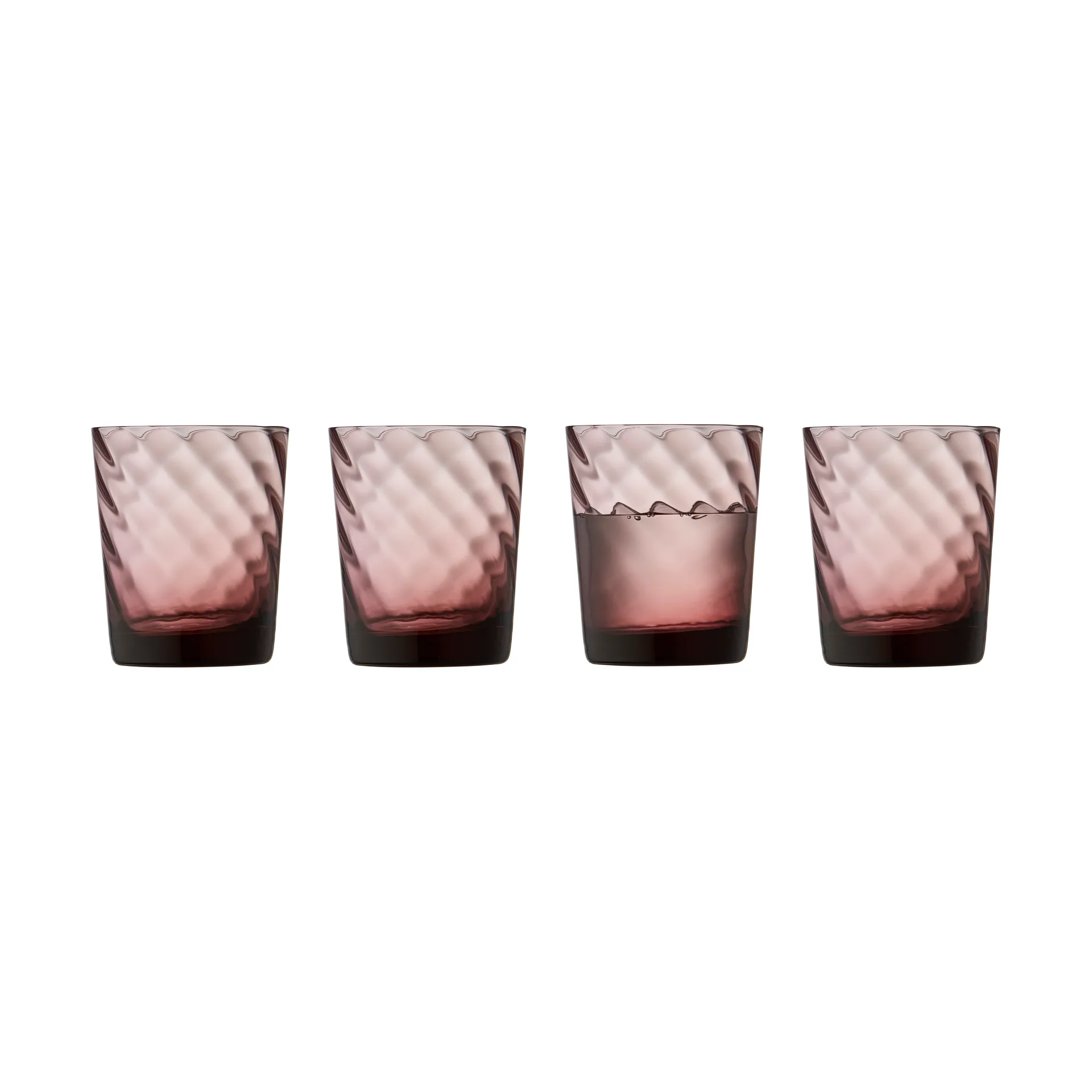 Vienna water glass 30 cl 4-pack, Pink Lyngby Glas