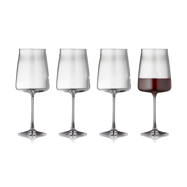 Zero red wine glass 54 cl 4-pack, Crystal Lyngby Glas