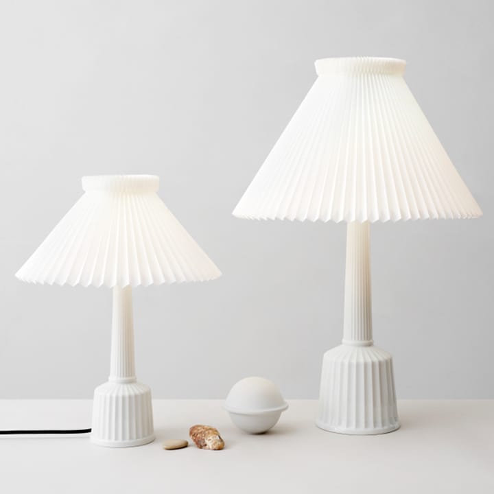 Esben klint table lamp, White, h.44 cm Lyngby Porcelæn