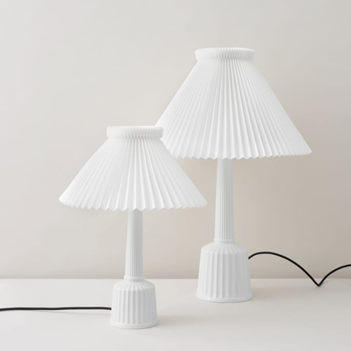 Esben klint table lamp, White, h.44 cm Lyngby Porcelæn