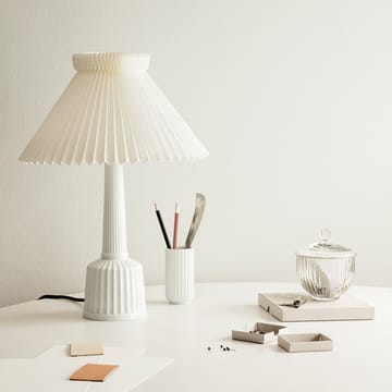 Esben klint table lamp - White, h.44 cm - Lyngby Porcelæn