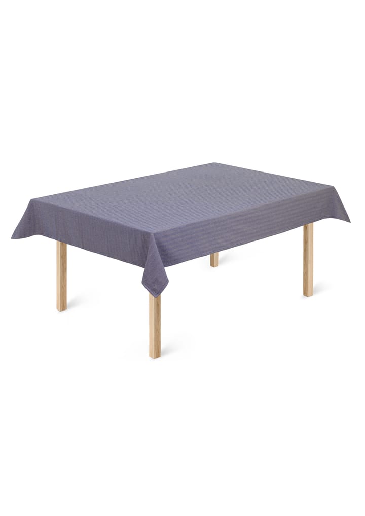 Herringbone tablecloth 150x320 cm - Blue - Lyngby Porcelæn