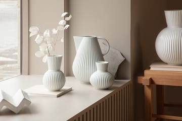 Lyngby Tura vase white - 18 cm - Lyngby Porcelæn