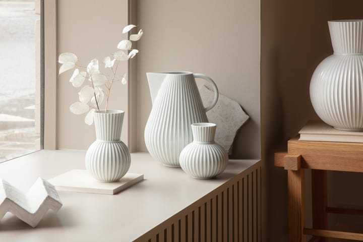Lyngby Tura vase white, 18 cm Lyngby Porcelæn