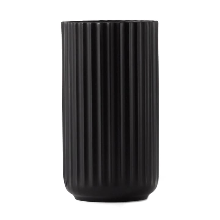 Lyngby vase black matte, 15 cm Lyngby Porcelæn