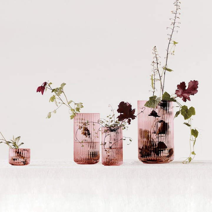 Lyngby vase glass burgundy, 31 cm Lyngby Porcelæn
