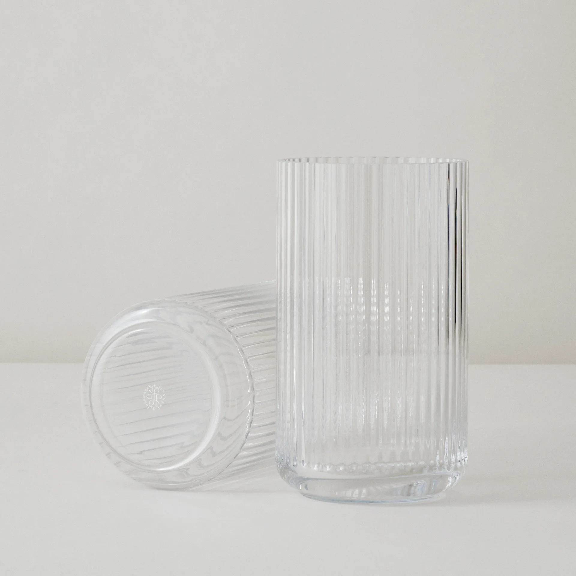 Lyngby vase glass clear, 12 cm Lyngby Porcelæn