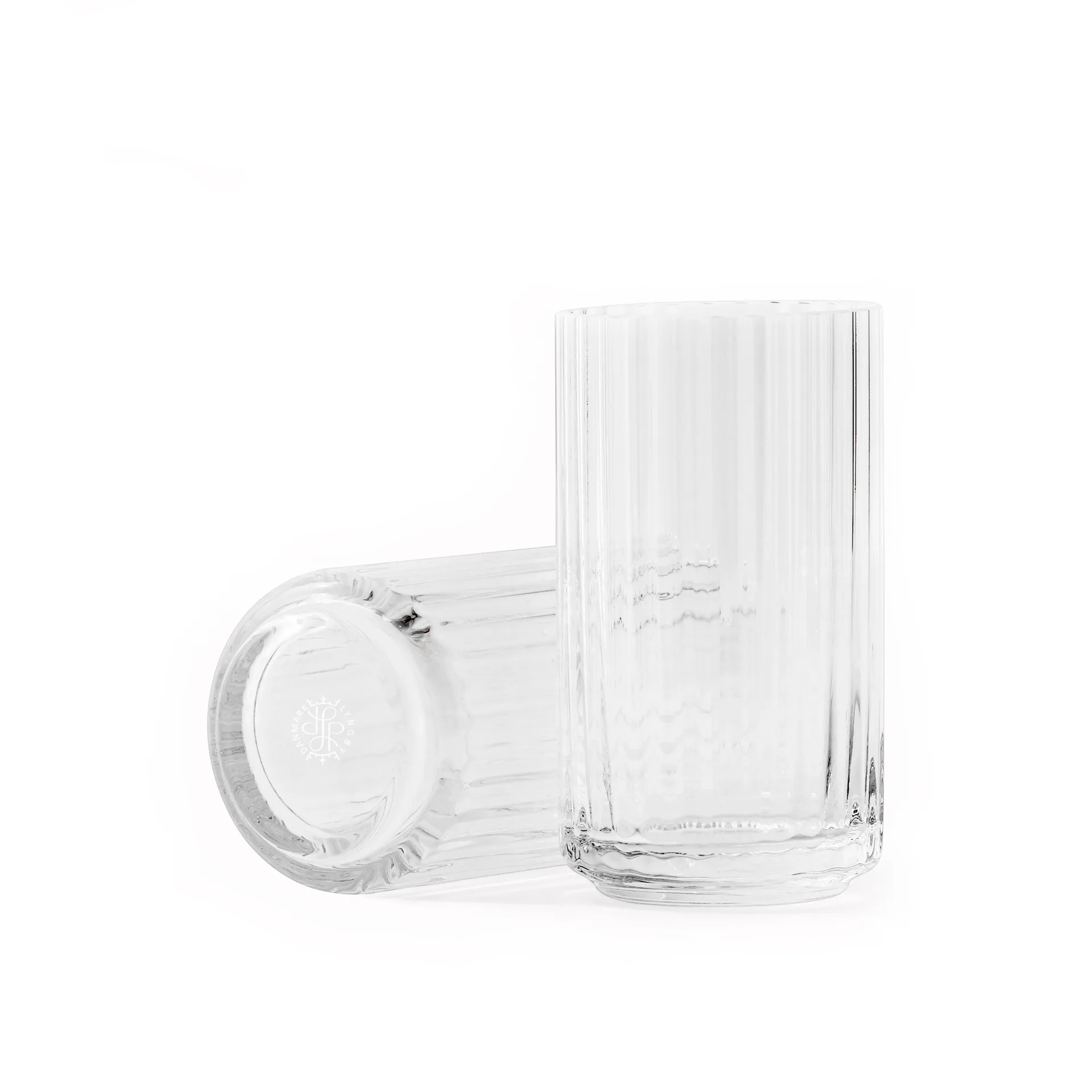 Lyngby vase glass clear, 12 cm Lyngby Porcelæn