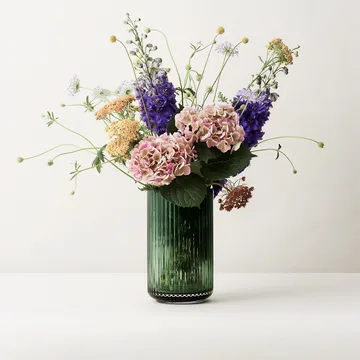 Lyngby vase glass Copenhagen green - 38 cm - Lyngby Porcelæn