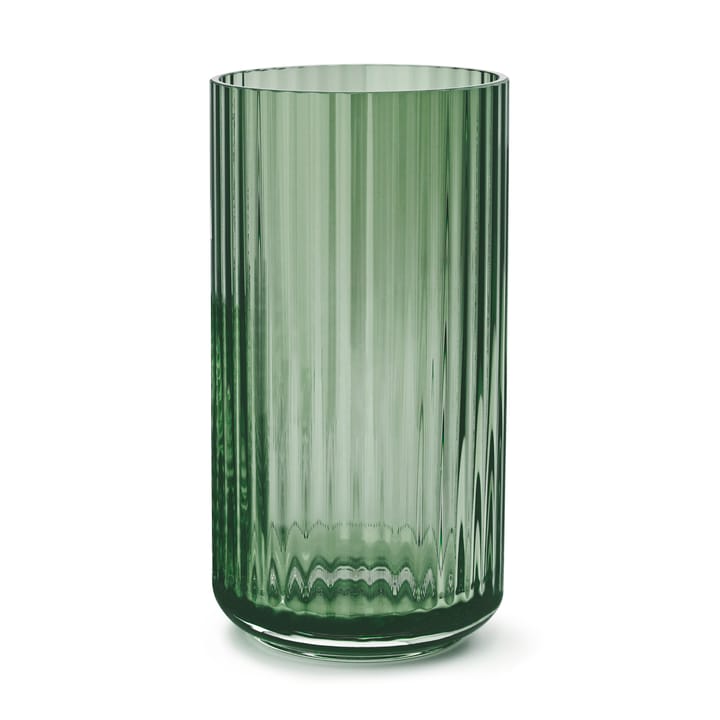 Lyngby vase glass green, 20 cm Lyngby Porcelæn