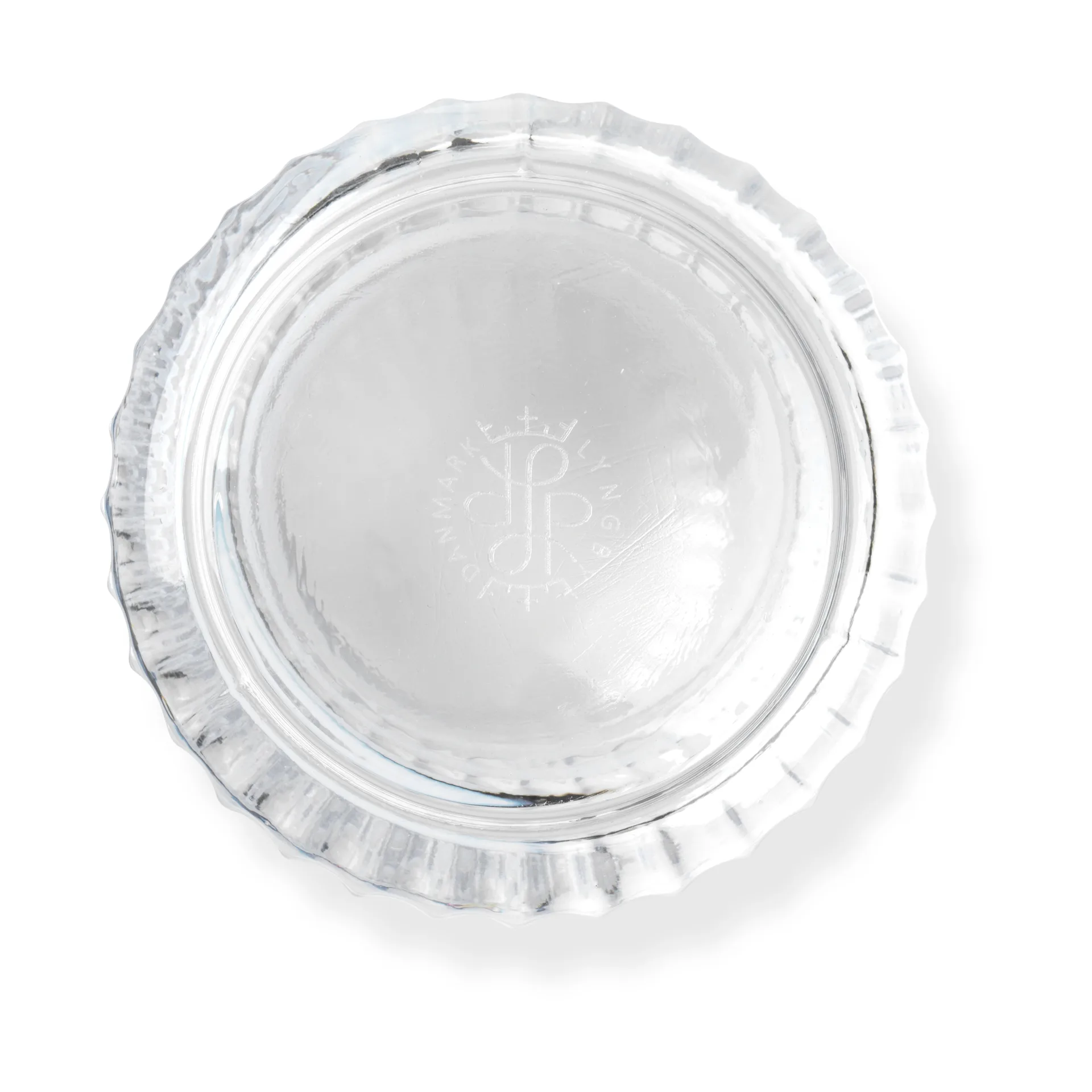 Lyngby vase, White swirl, 15.5 cm Lyngby Porcelæn