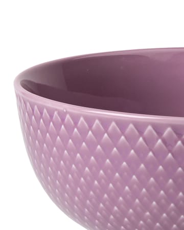 Rhombe bowl Ø15.5 cm - Purple - Lyngby Porcelæn